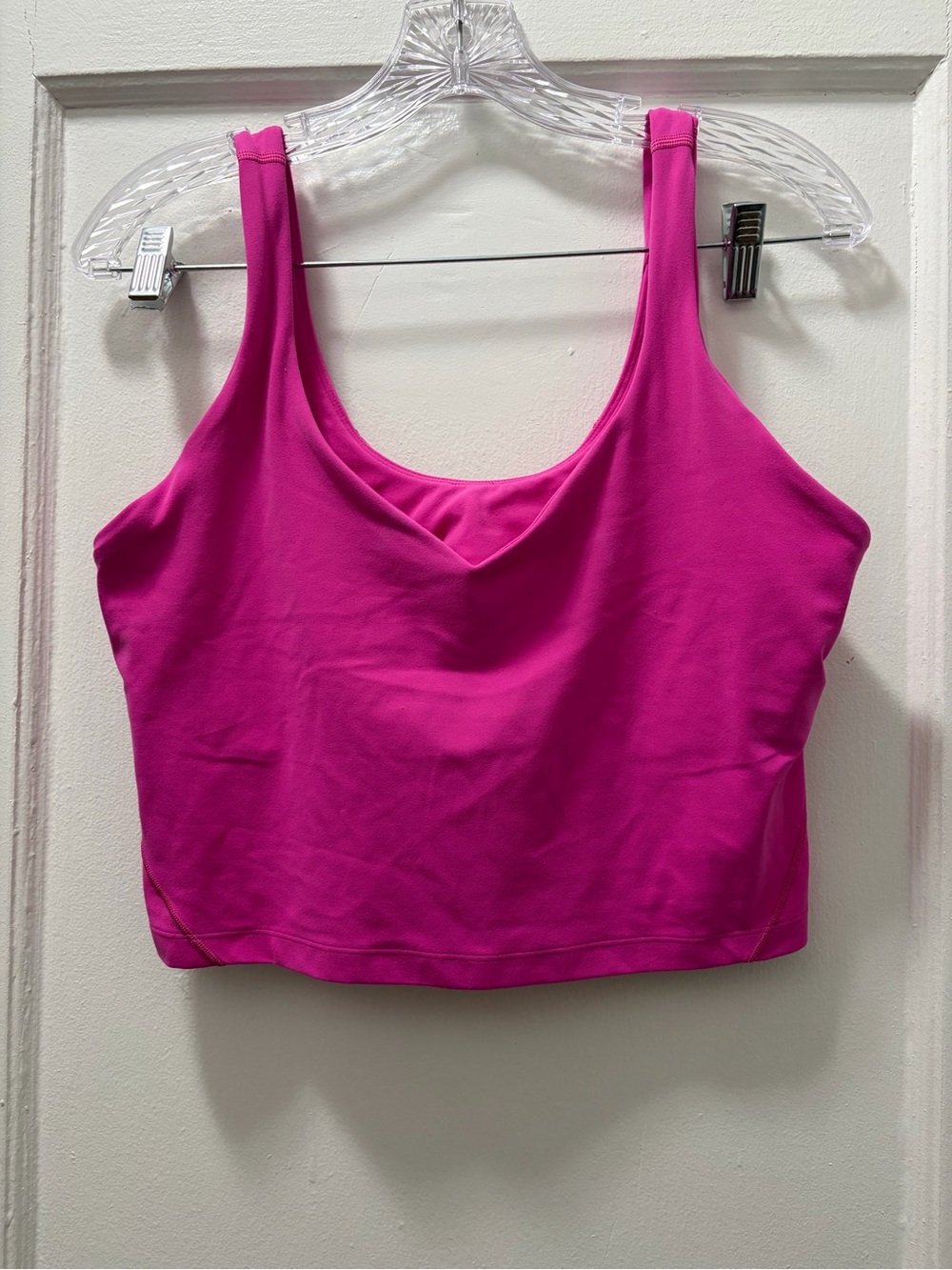 lululemon athletica Hot Pink Crop Tank